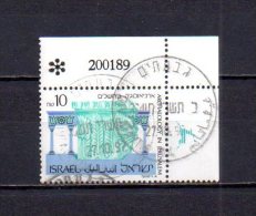 Israel   1989  .-   Y&T Nº   1066 - Gebruikt (zonder Tabs)