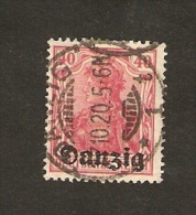 R15-1-1. Germany, Deutsches Reich - Danzig - Stempel DANZIG 1920 - Gebraucht