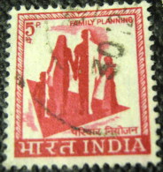 India 1965 Family Planning 5p - Used - Usati