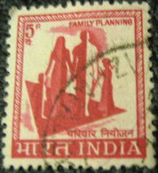 India 1965 Family Planning 5p - Used - Usados