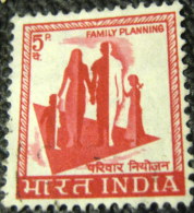 India 1965 Family Planning 5p - Used - Gebraucht