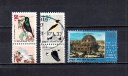 Israel   1993  .-  Y&T  Nº   1202/1203 - 1204 - Gebruikt (zonder Tabs)