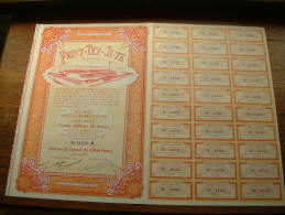 " PRINT-TEX-JUTE " Mont-St.-Amand-Lez-Gand 1952 Action De 1000 Francs N° 14350 ( Voir Photo Pour Détail ) ! - P - R