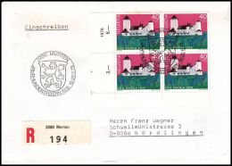 Switzerland 1976, Registred Cover Murten To Nordlingen - Lettres & Documents