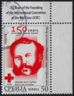 Henry Dunant - Red Cross - 150th Anniv. Of Red Cross - SERBIA 2013 - Used - Henry Dunant