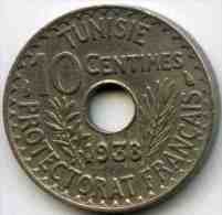 Tunisie Tunisia 10 Centimes 1938 KM 259 - Tunisie