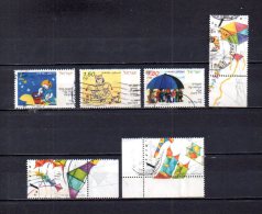 Israel   1995  .-   Y&T Nº   1281/1282 - 1284/1286 - Used Stamps (without Tabs)