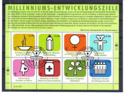 BLO694 UNO WIEN 2009 MICHL 612/19  ENTWICKLUNGSZIELE Used/gestempelt - Used Stamps