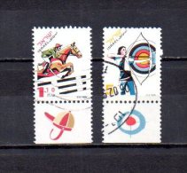 Israel   1997  .-   Y&T Nº    1349/1350 - Used Stamps (with Tabs)