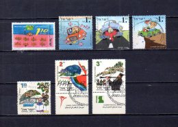 Israel   1997   .-  Y&T Nº    1366 - 1367/1369 - 1370/1372 - Used Stamps (without Tabs)