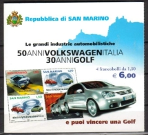 San Marino 2004 Libretto Grandi Industrie Automobilistiche Volkswagen Nuovo** - Postzegelboekjes