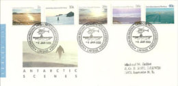 Paysages De L´Antarctique. Un Pli Posté A La Base De L´ile Antarctique Law.  6 Jan.1988 - Brieven En Documenten