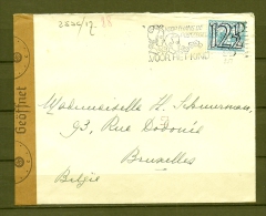 Brief (Censuur) Van Haarlem Naar Bruxelles (GA9780) - Interi Postali