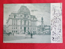 Providence,RI--City Hall And Soldiers' Monument-- Cancel 1906--PJ 120 - Providence