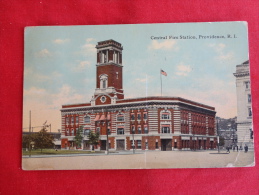 Providence,RI--Central Fire Station-- Cancel 1913--PJ 120 - Providence