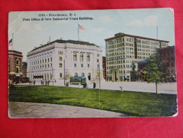 Providence,RI--Post Office And New Industrial Trust Building--cancel 1911--PJ 120 - Providence