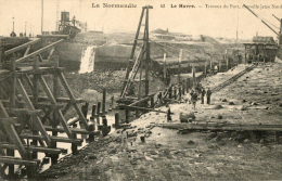 LE HAVRE (76) Travaux Du Port Nouvelle Jetée Nord - Hafen