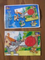 KINDER SURPRISE 2008 PUZZLE - N°NV166 TOM & JERRY + BPZ - ETAT COMME NEUF - Puzzels