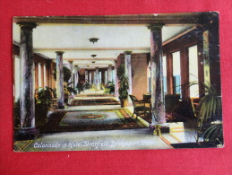 Bridgeport,CT--Colonnade In Hotel Stratfield--cancel 1909--PJ 121 - Bridgeport