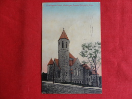 Bridgeport,CT--First Baptist Church Washington Avenue--cancel 1909--PJ 121 - Bridgeport