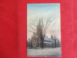 Bridgeport,CT--St. Johns Episcopal Church Fairfield And Park Avenues--cancel 1909--PJ 121 - Bridgeport