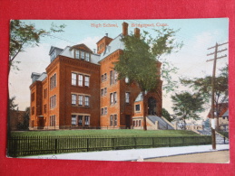 Bridgeport,CT--High School--cancel 1910--PJ 121 - Bridgeport