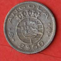 ANGOLA  2,5  ESCUDOS  1956   KM# 77  -    (Nº02541) - Angola