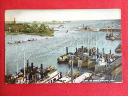 Bridgeport,CT--The Harbor--cancel 1909--PJ 122 - Bridgeport