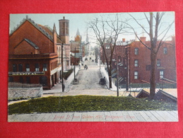 Bridgeport,CT--Broad Street From Golden Hill--cancel 1909 --PJ 122 - Bridgeport