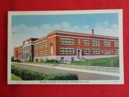 Bridgeport,CT--Warren Harding High School--not Mailed --PJ 122 - Bridgeport