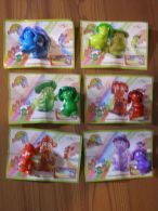 KINDER SURPRISE 2006 PAINTY TEN - N° 2S-17 à 2S-19 / 2S-21 / 2S-22 / 2S-26 - 6 PERSONNAGES DIFFERENTS + BPZ - Sets