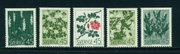 SWEDEN - 1968 Wild Flowers Unmounted Mint - Neufs