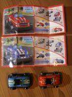 KINDER SURPRISE 2012 VOITURES N° DC049-A / DC050-B + BPZ - Andere & Zonder Classificatie