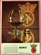 Reklame Werbeanzeige Von 1965 -  Noris Weinbrand  -  Ihr Eigenes Urteil Ist Der Beste Beweis  -  Von 1965 - Alcohols