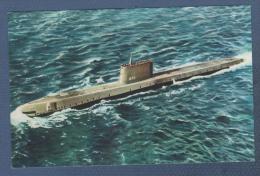 CP COLORISEE LE NAUTILUS - PREMIER SOUS MARIN ATOMIQUE - N°2 - EDITE PAR LE COMITE NATIONAL DE L'ENFANCE - PH. U.S.I.S. - Submarines