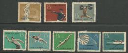 1959 First National Games  Part Set Of 8 Used 1872, 1873, 1874, 1875, 1876, 1877, 1878 & 1879 SG - Used Stamps