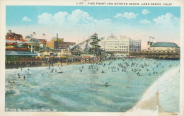 Pike Front, Bathing Beach No. L 57, Swimmers - Long Beach