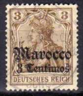 Deutsche Post In Marokko Mi 34, Gestempelt [170613VI] @ - Maroc (bureaux)