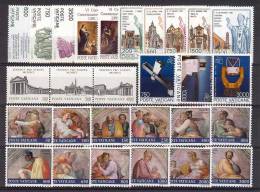 VATICANO / VATICAN CITY 1991--ANNATE COMPLETE -- YEARS COMPLETE **MNH - Années Complètes