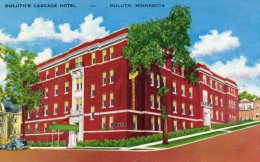 Duluths Cascade Hotel Duluth MN Old Postcard - Duluth