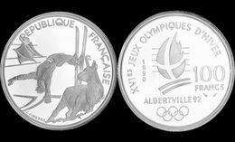 100 FRANCS ALBERVTVILLE . 1992 . SKI ACROBATIQUE . - 100 Francs