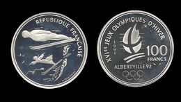 100 FRANCS ALBERVTVILLE . 1992 . SAUT A SKI . - 100 Francs
