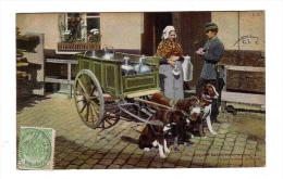 BELGIQUE/Voiture à Chiens/Contravention Dressée à Une Laitière Flamande/Réf:4371 - Collections & Lots