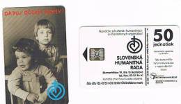 SLOVACCHIA (SLOVAKIA) - SLOVENSKE TELEK. (CHIP) -  1994 SLOVAK HUMANITY COUNCIL 05 ST 4/94  - USED  -  RIF. 3168 - Slowakije