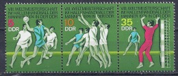 RDA-Combinaison  De YT 1608-1610** / DDR - Mi.Nr. 1928-1930 Zusammendruck W Zd 299** - Se-Tenant