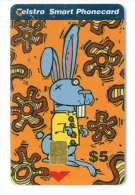 AUSTRALIE 5$ TELSTRA  LAPIN DATE 112001 - Conejos