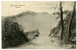 PAYS-BAS : WEG NAAR EGMOND - ZANDGAT / ADRESSE - AMSTERDAM, ACHTERBURGWAL - Egmond Aan Zee