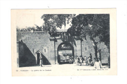 ALGERIE – TEBESSA - 1923 - La Porte De La Casbah - Soldat Sentinelle Animation - N°22 - Tébessa