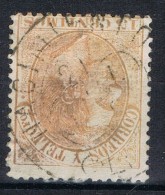 Sello 15 Cts Alfonso XII 1882, Fechador Trebol NACIMIENTO (Almeria), Num 210 º - Gebraucht