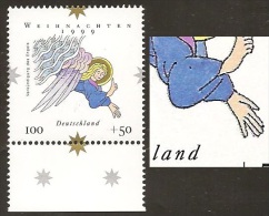 Weihnachtsmarke 1999 Michel Nr. 2084 Mit Plattenfehler Philotax BF 9 - Postfrisch - Variétés Et Curiosités